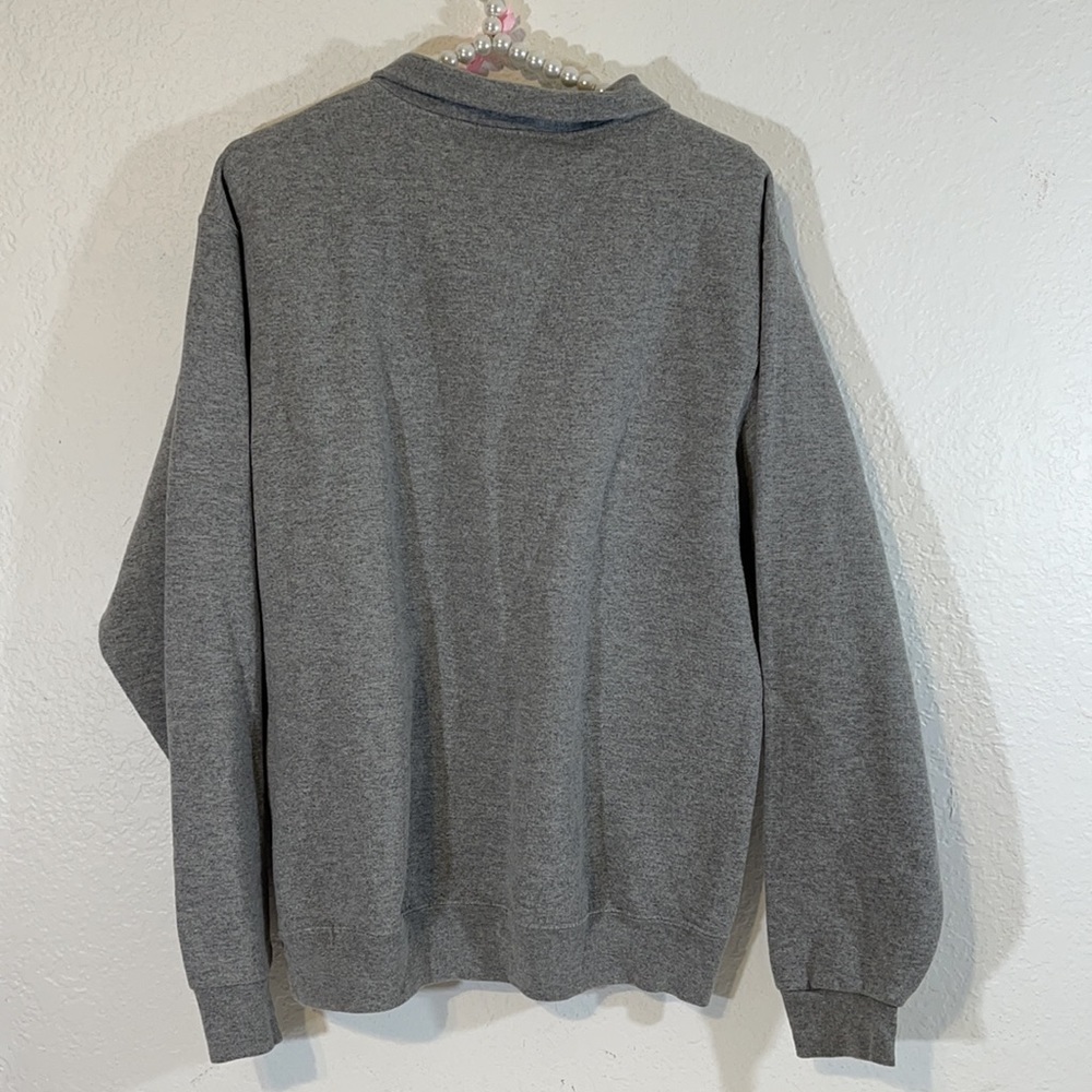 Jerzees NuBlend Navy Wife Quarter-Zip Sweatshirt M - Picture 3 of 4